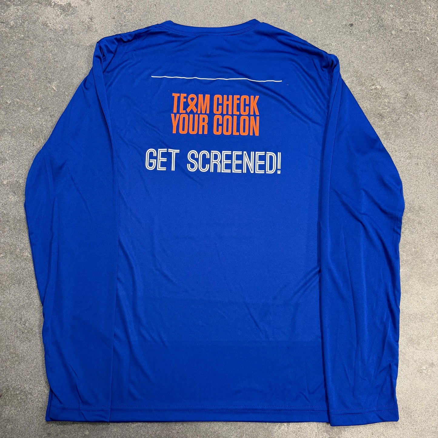 Mens Team Check Your Colon Supporters Shirt