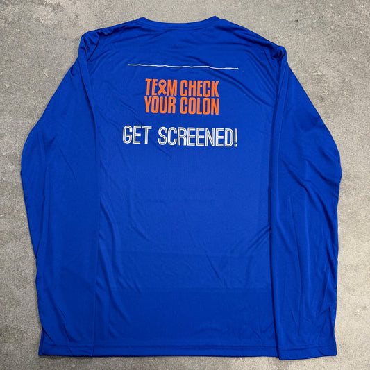 Mens Team Check Your Colon Supporters Shirt