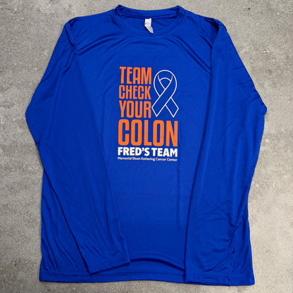 Mens Team Check Your Colon Supporters Shirt
