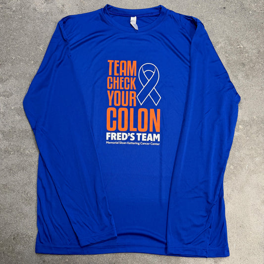 Mens Team Check Your Colon Supporters Shirt